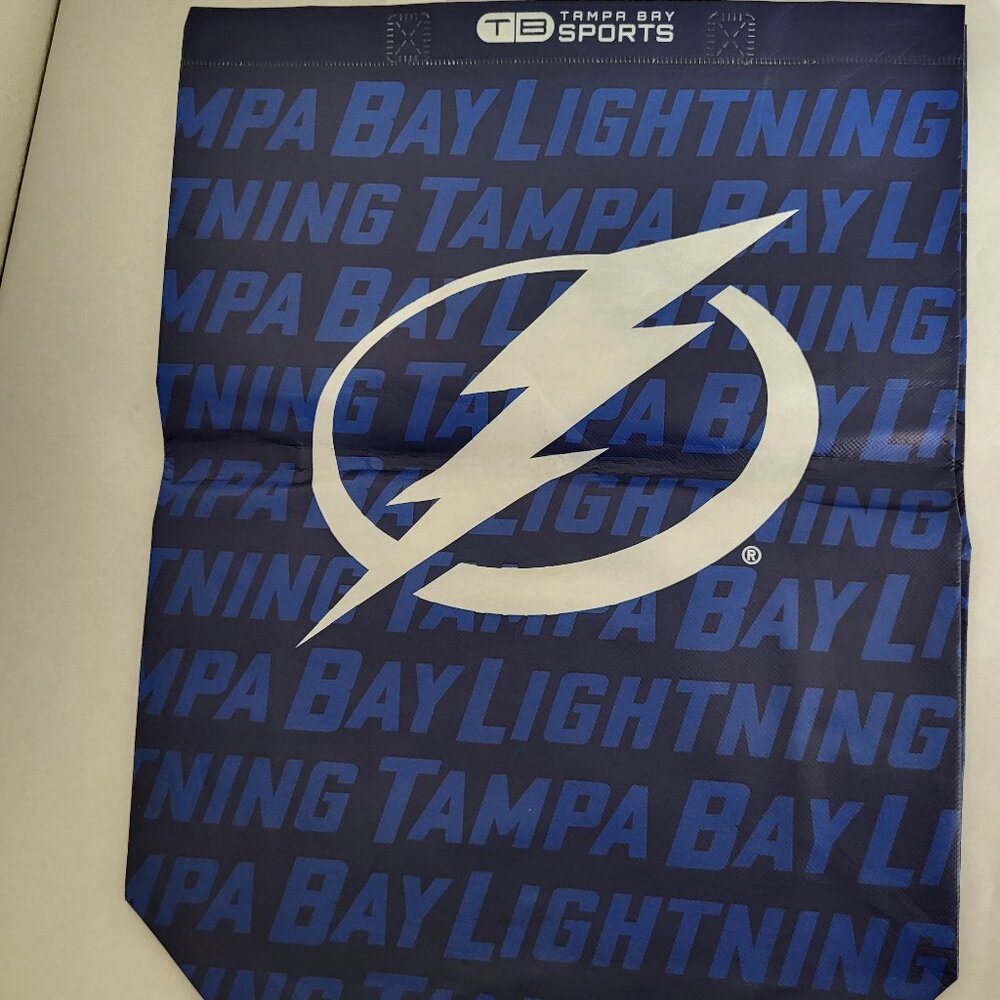 Tampa Bay Lightening Hockey Shopping Bag Eco Friendly  18" x 13"